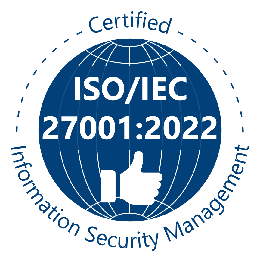 Certified - ISO/IEC 27001:2022